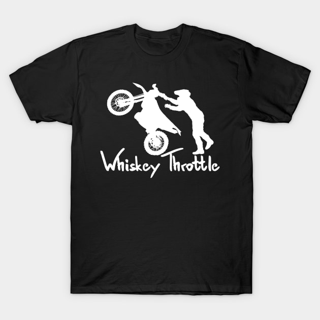 Whiskey Throttle White T-Shirt by Ory Photography Designs